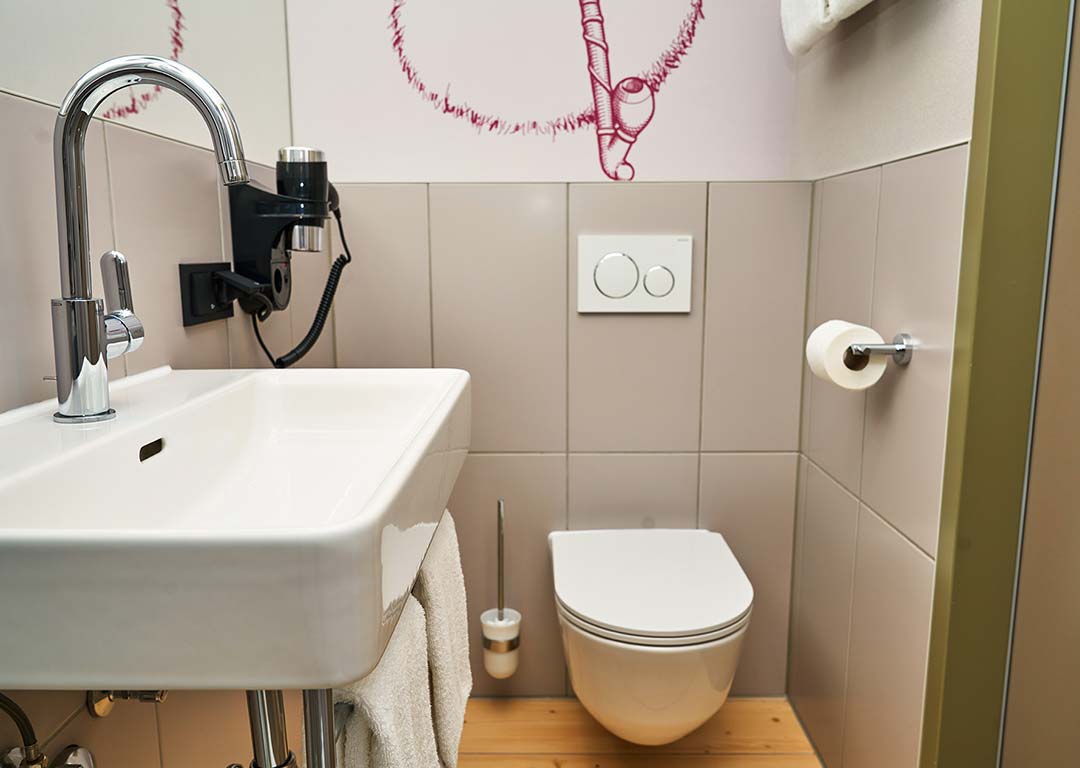 Kopalnica v hotelu McDreams München-Nord